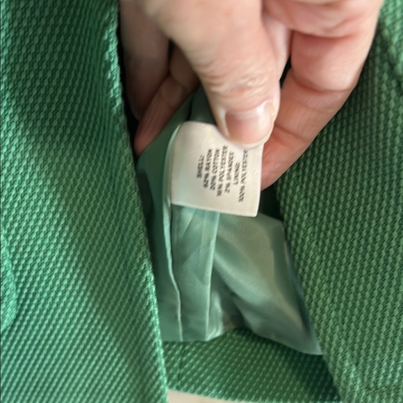 Halogen Green Medium Button-Up Jacket - Picture 7 of 7